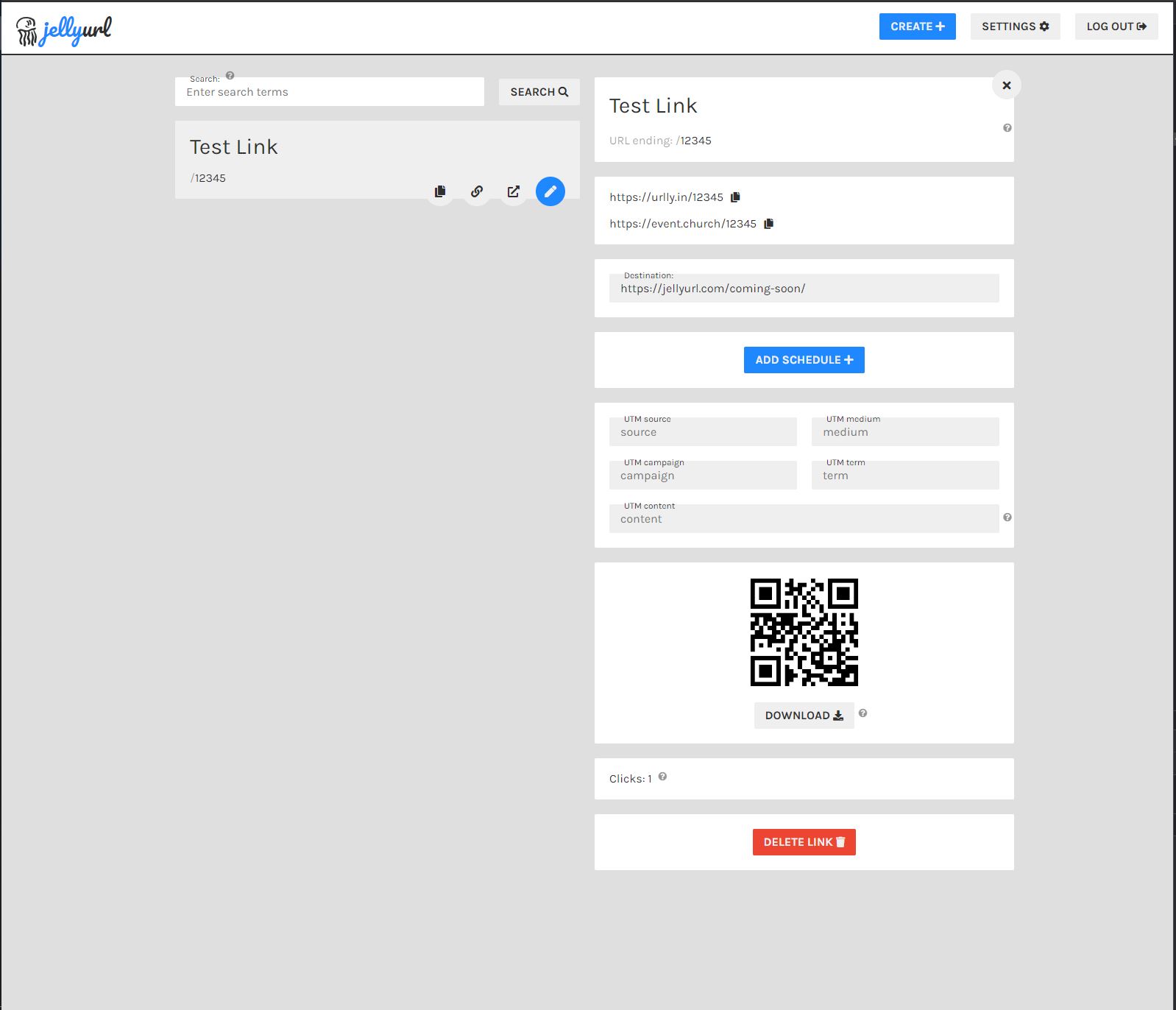 The Jelly URL dashboard-thumb