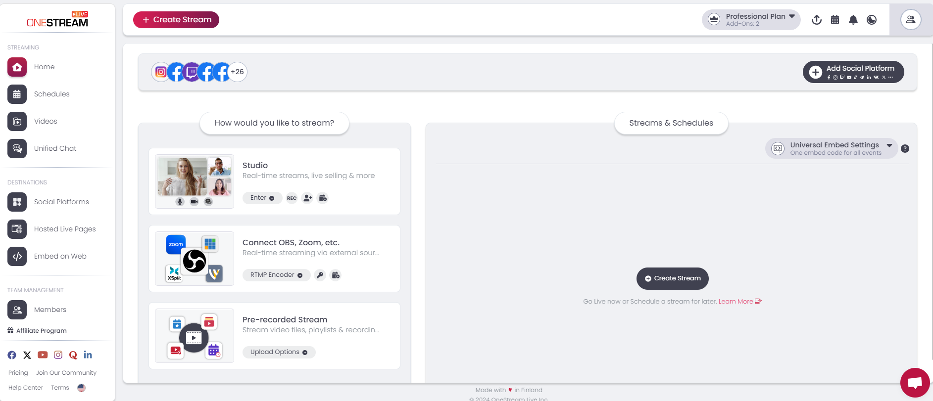 Onestream Live Vs Streamyard