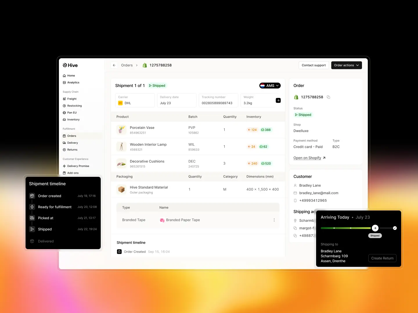 Hive screenshot: Hive App