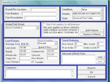 AutoShop Software - AutoShop inventory management