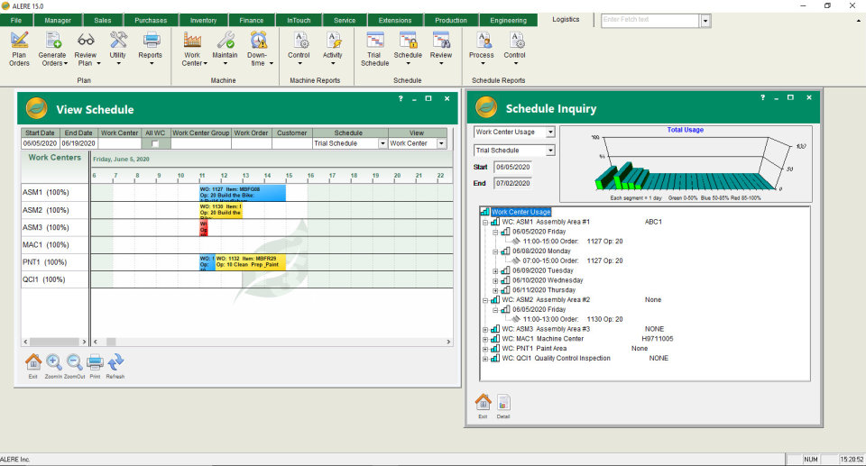 ALERE scheduling tools