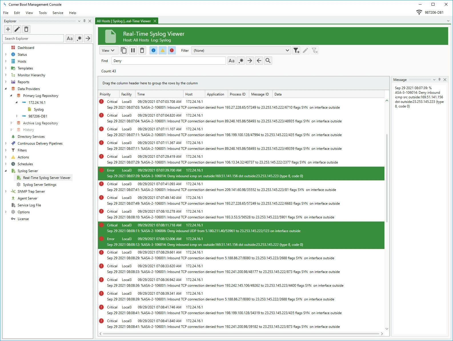 Corner Bowl Server Manager Logiciel - 5