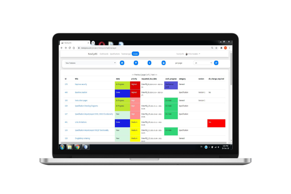 NewSysRS Software - 2