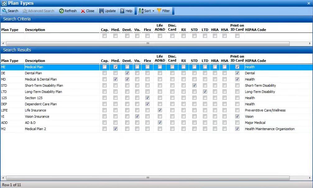 VBA can be used for medical, dental, vision, life insurance, and disability care plans, and more