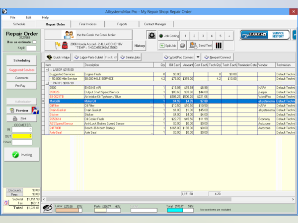AllsystemsMax Software - 2