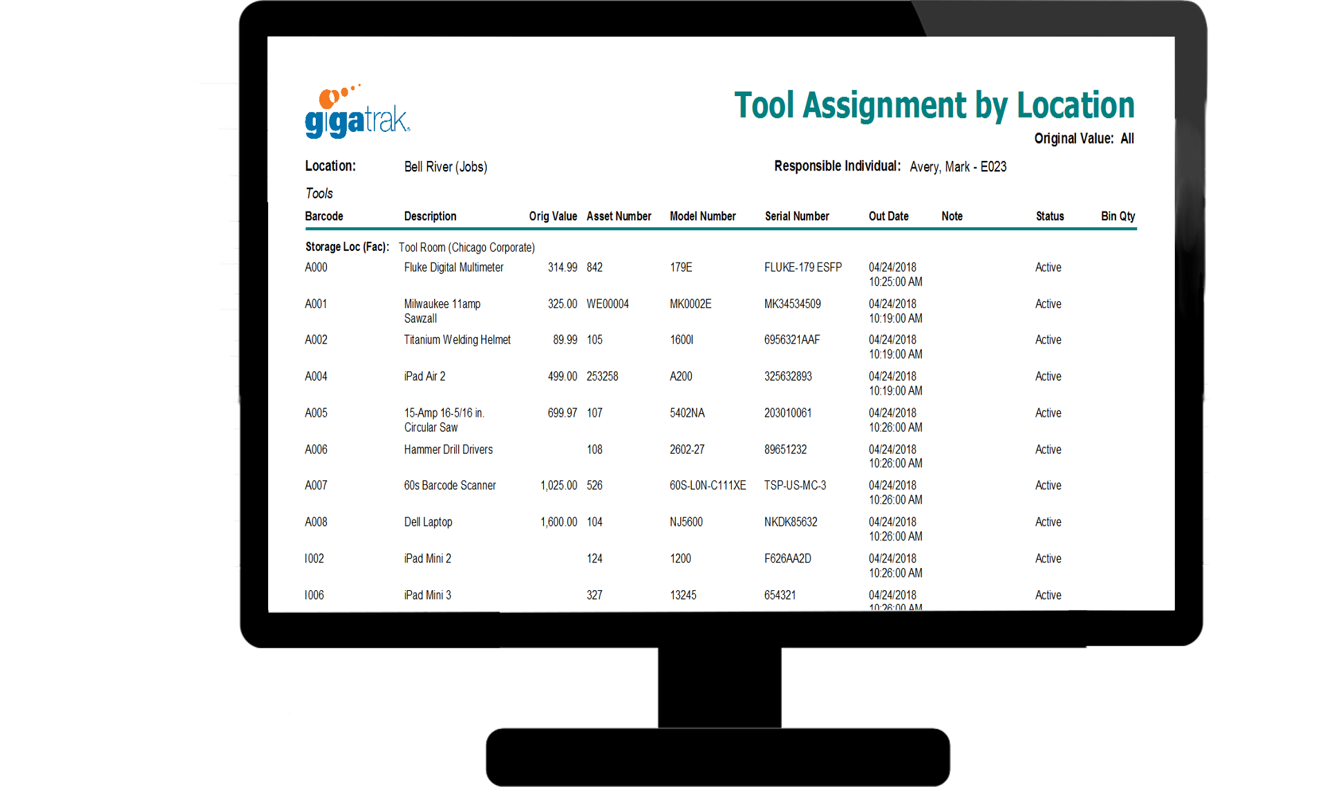 GigaTrak Tool Tracking System Reviews, Cost & Features | GetApp ...