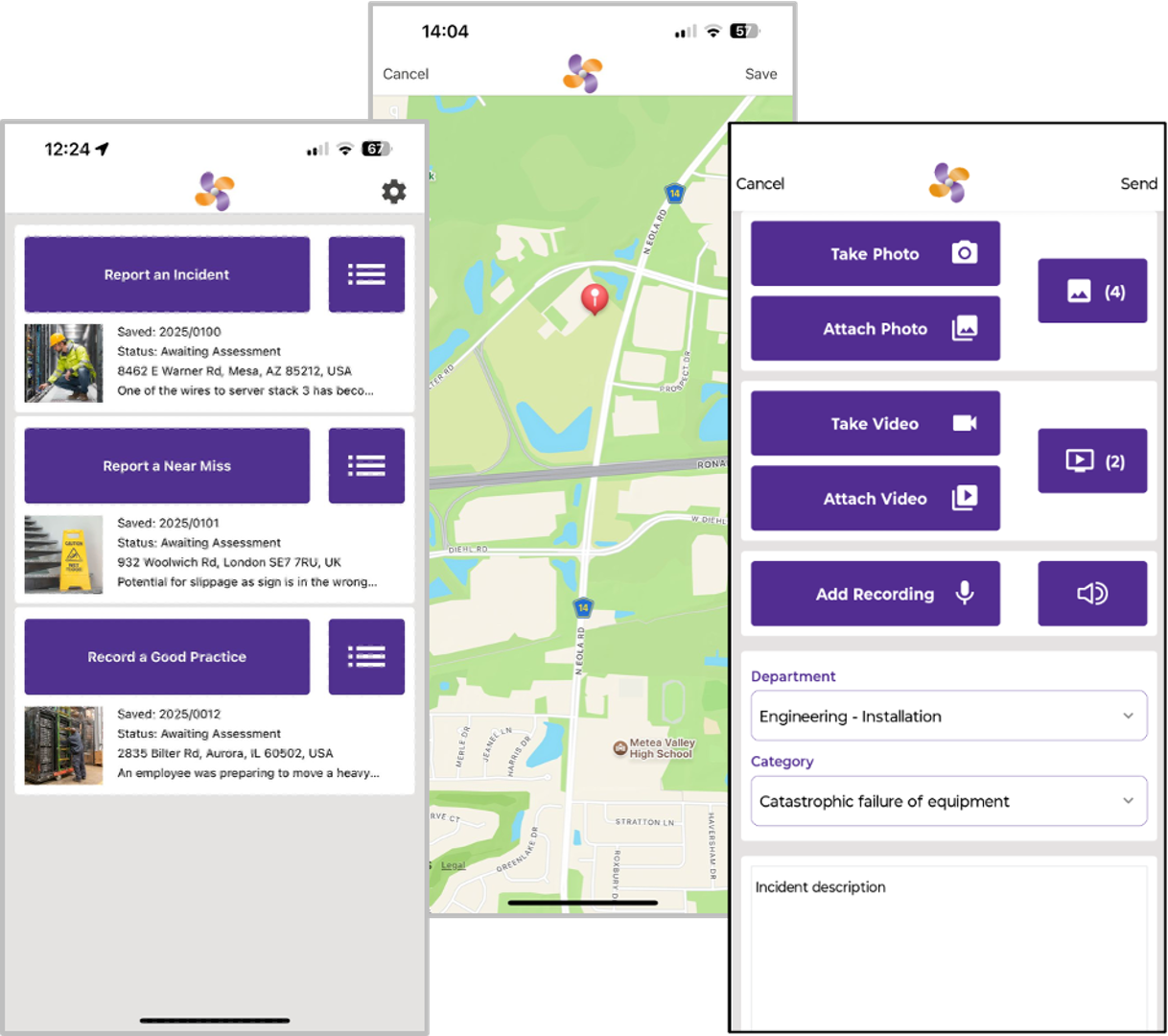 Mirashare screenshot: Mirasnap - Mirashare's Mobile Reporting App for Incidents, Near Misses and Good Saves