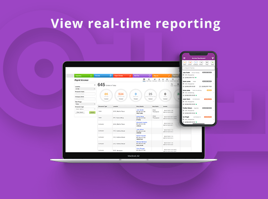 View real-time reporting