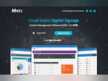 Mvix Digital Signage Software - XhibitSignage