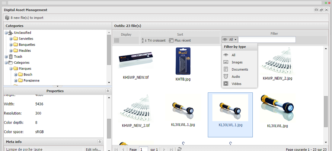 SolidPepper Software - Import images, drawings, technical data sheets and customize all characteristics