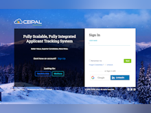 CEIPAL ATS Software - The CEIPAL login page