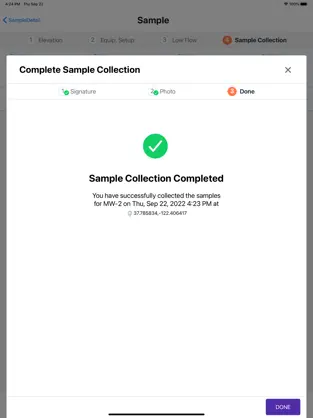 SampleENV sample collection