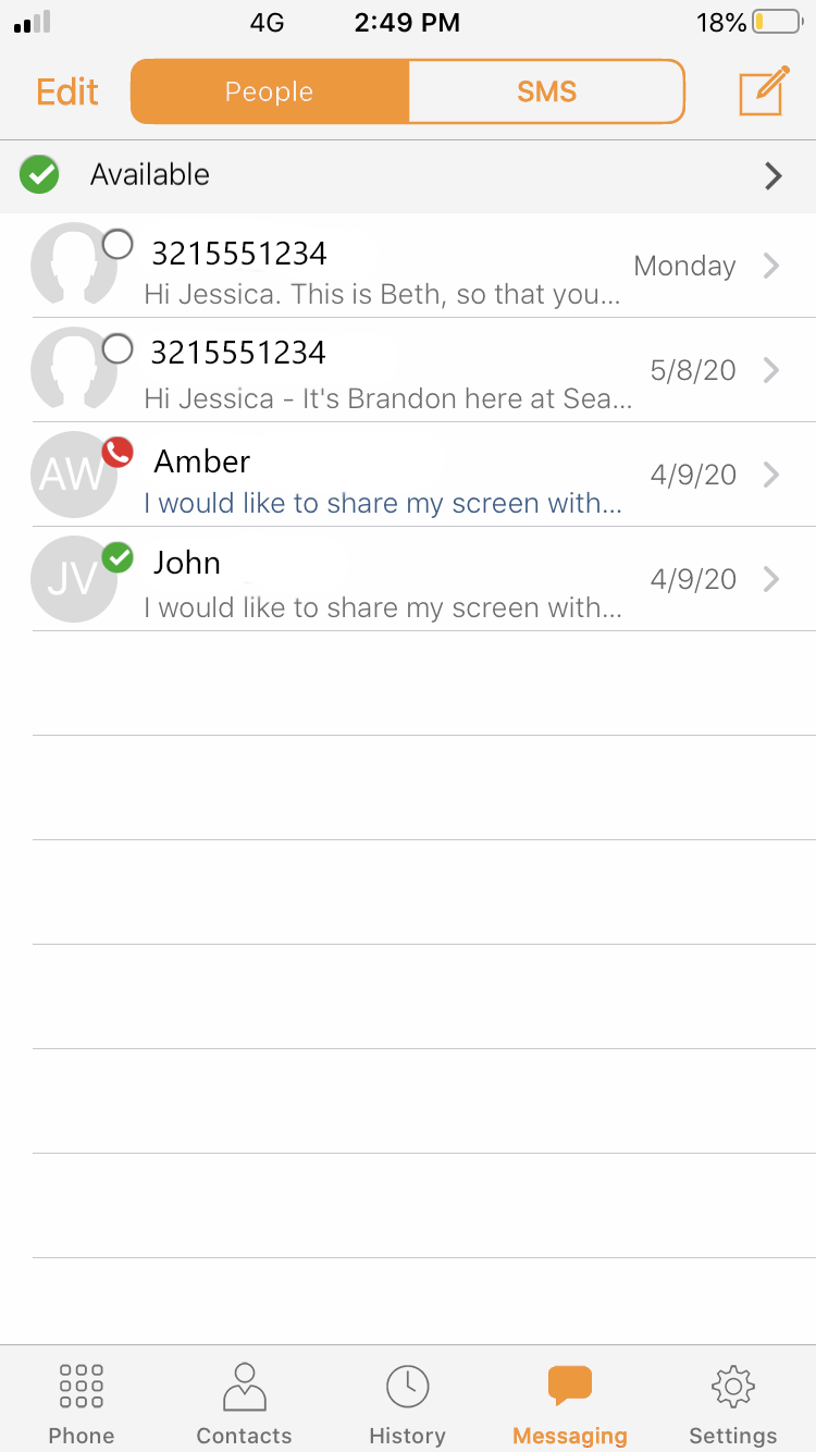 Vonix Flex Business Texting App