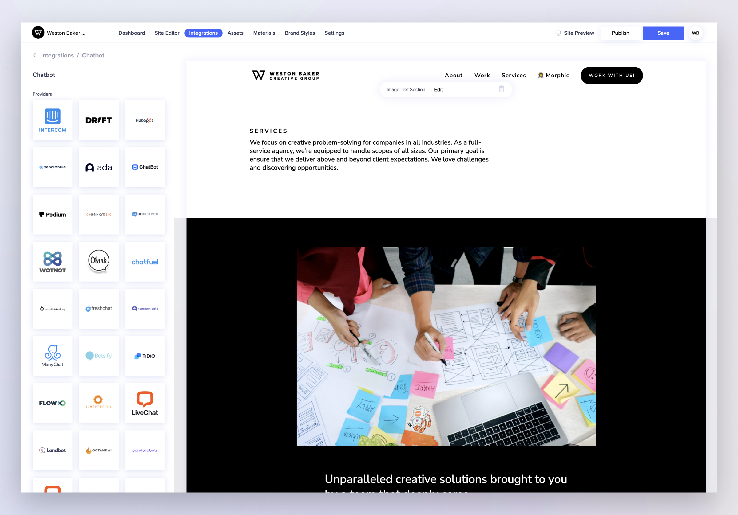 Morphic Software - Morphic Integrations - Chatbots