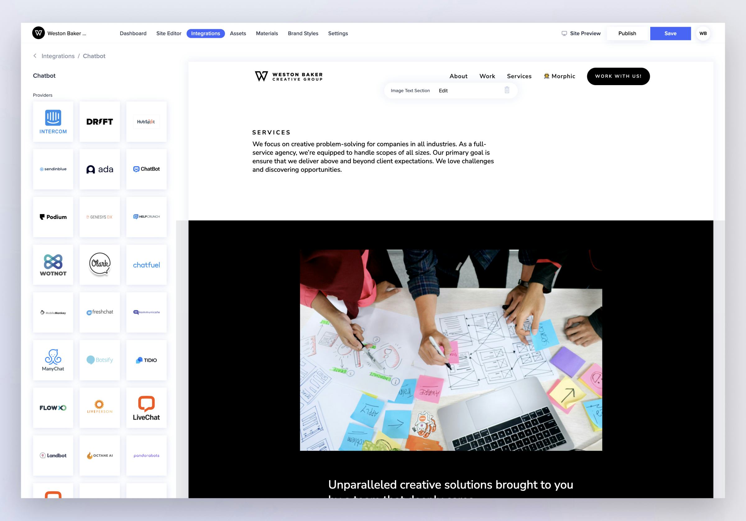 Morphic Software - Morphic Integrations - Chatbots