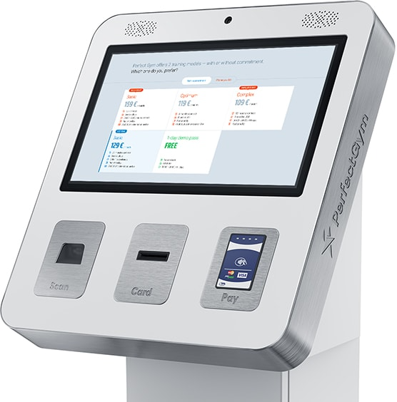 Perfect Gym Software - A self service kiosk helps increase customer loyalty and staff efficiency