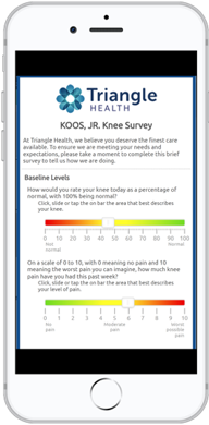 Clinect screenshot: Clinect capture patients' data