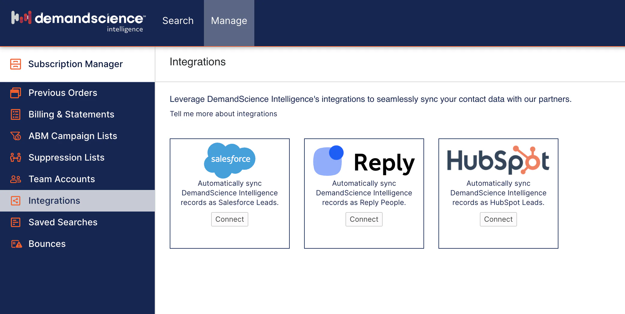 DemandScience Intelligence Software - 3