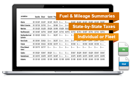 Break fuel-tax reporting down state-by-state