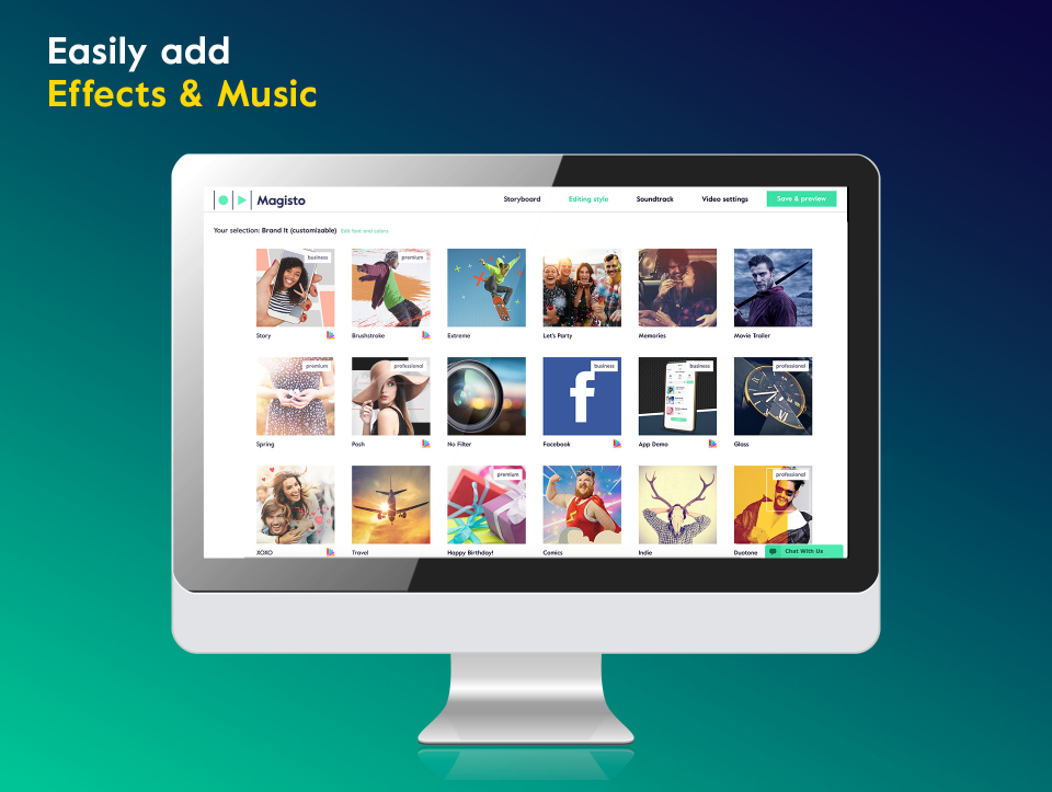 Magisto Software - Music and soundtrack templates