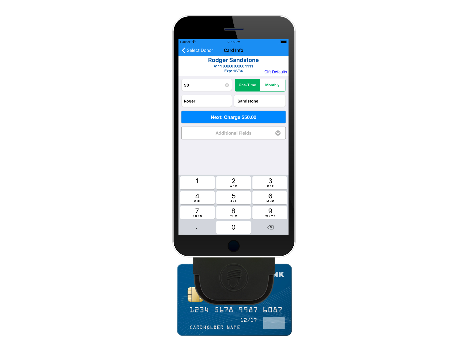 Mobile swipe