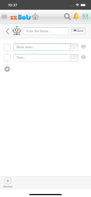 zzBots creating bots screenshot