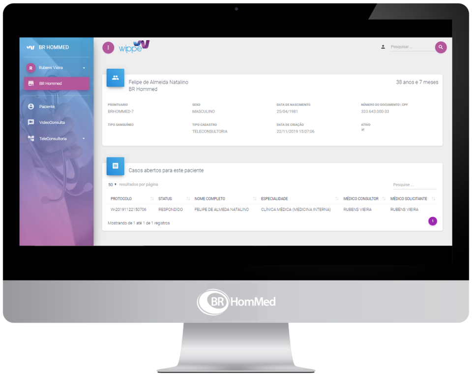 BR HomMed patient record