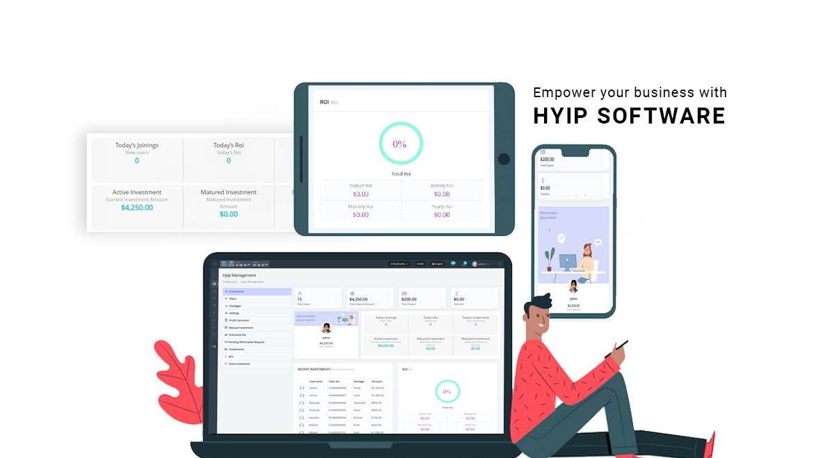 Best HYIP Software to make your business easy by providing reliable investment for your customers.