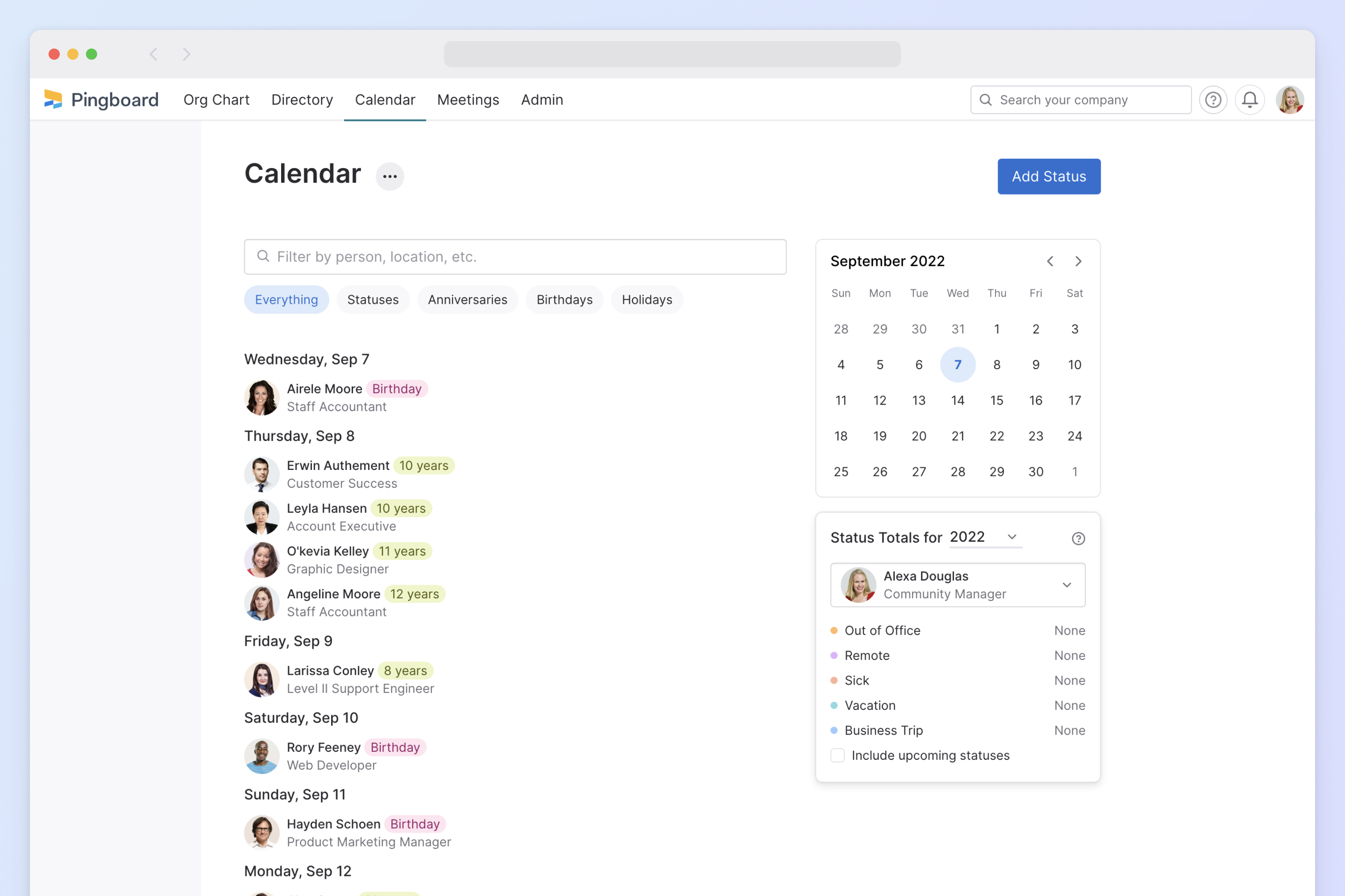 Pingboard Software - 4