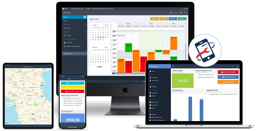 D-TEC screenshot: D-TEC create agenda