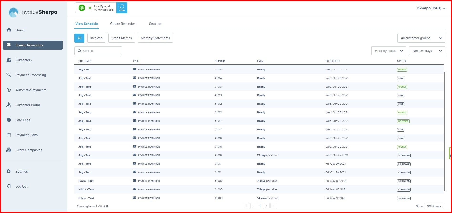 InvoiceSherpa Software - 3