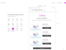 Drip Software - Product Recommendations - Tailor every email with personalized product recommendations.