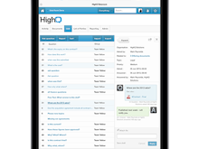 HighQ Software - Over 300 file types including Word, Excel, PPT, PDF, HTML are viewable on mobile devices using HighQ Dataroom's HTML5 mobile viewer.