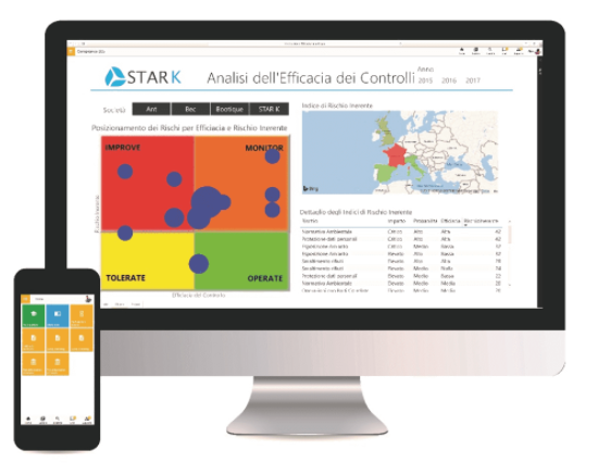 PROCOMP screenshot: PROCOMP dashboard