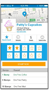 Loyalty Reward Stamp Software - Branded mobile punch card apps replace paper punch cards