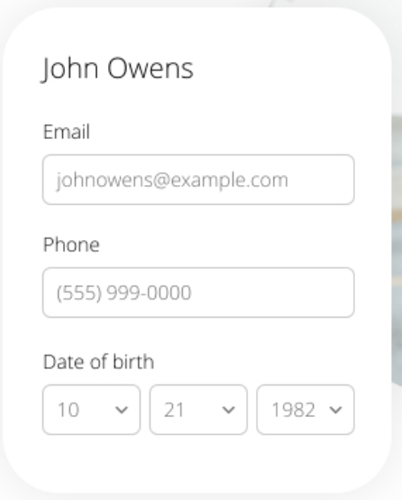 The profile management system enables administrators to manage, create, delete and edit customer profiles