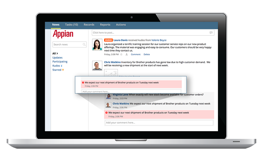 Appian Software - Use the incident management tools to respond to and resolve issues