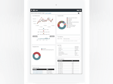 Obsidian Suite Software - The drag and drop interface allows users to create visual and interactive dashboards