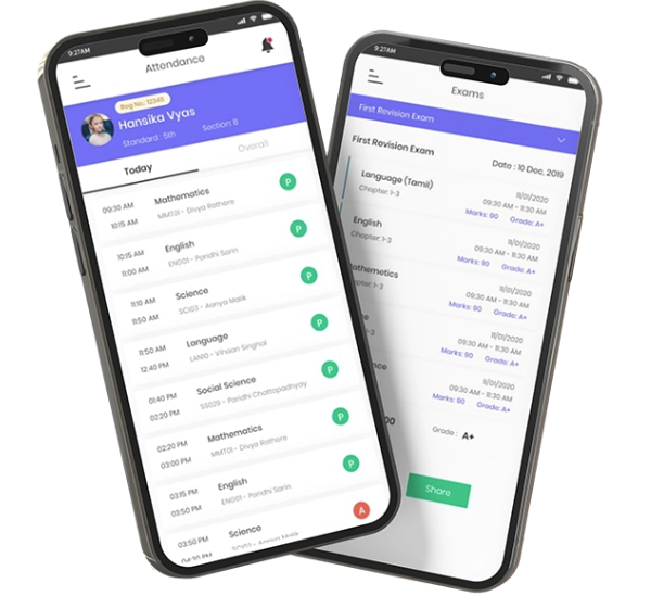 VigoCamp screenshot: VigoCamp track attendance