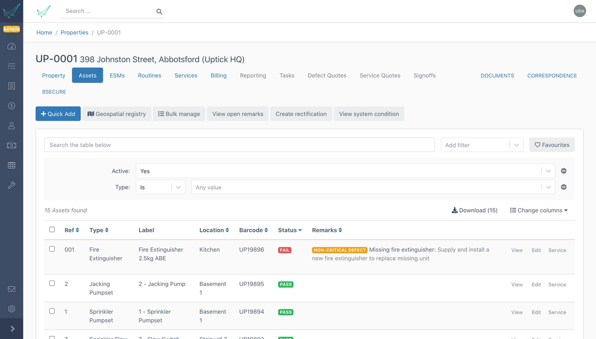Workforce add assets