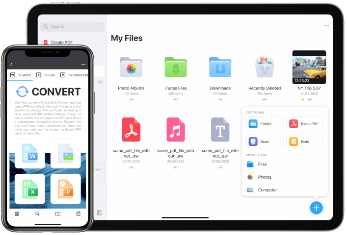 PDF Expert - Convert PDFs to and from other formats