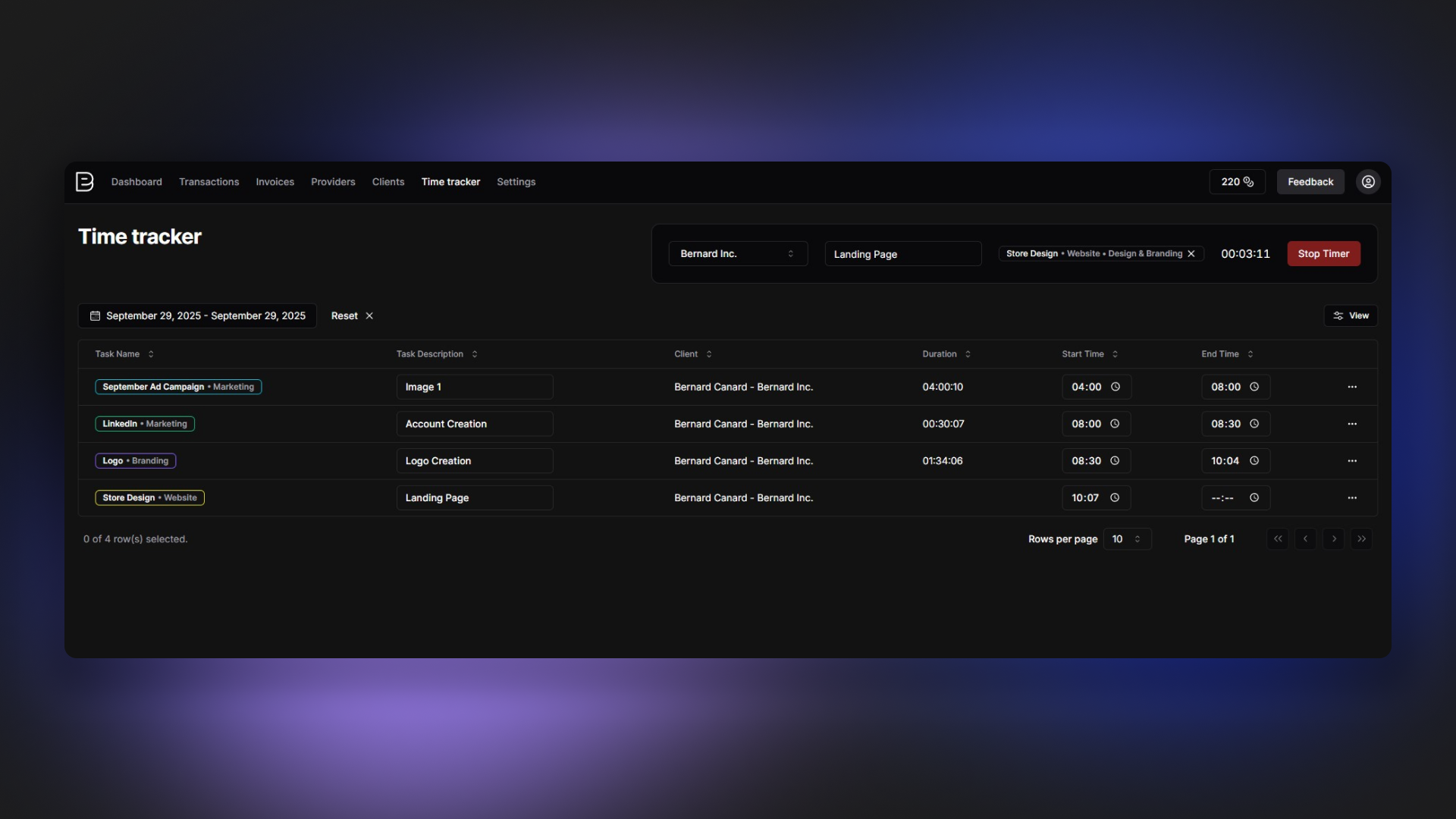 Booky Software - Booky time tracking