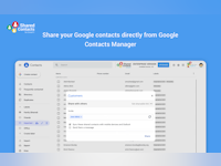 Shared Contacts for Gmail