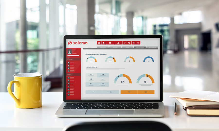 Soleran Healthcare screenshot: Desktop Dashboard