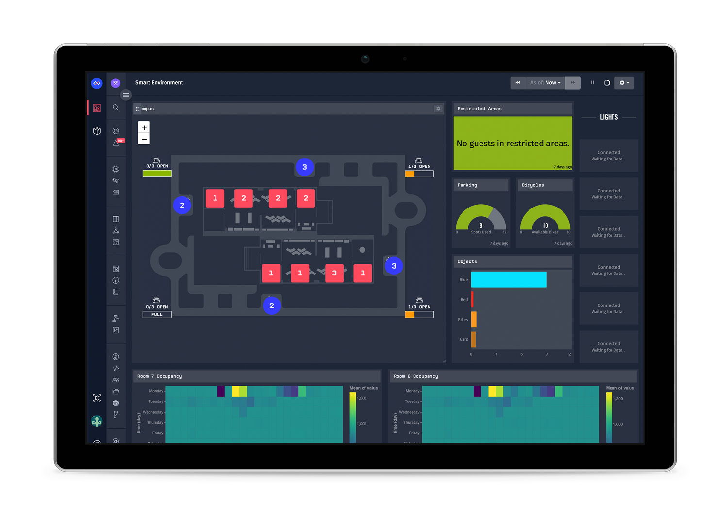 Losant IoT Platform Software - Use Losant to collect, visualize, and analyze data to create a smart office, smart building, or a smart campus. Create value by conserving energy, optimizing resources, enhancing security, and improving space efficiency.