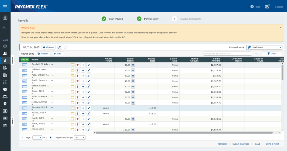 Paychex Flex Software - Simple Payroll Processing