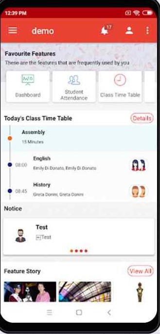 MilGrasp timetable screenshot