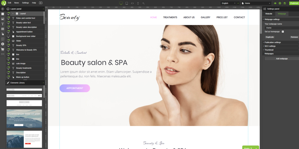 Intuitive interface-thumb