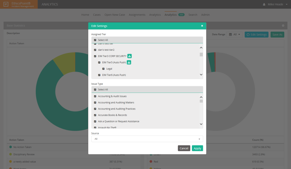 EthicsPoint Software - Customize EthicsPoint for local laws and internal cultural mandates, allowing employees across the globe to access the system in ways that meet their needs