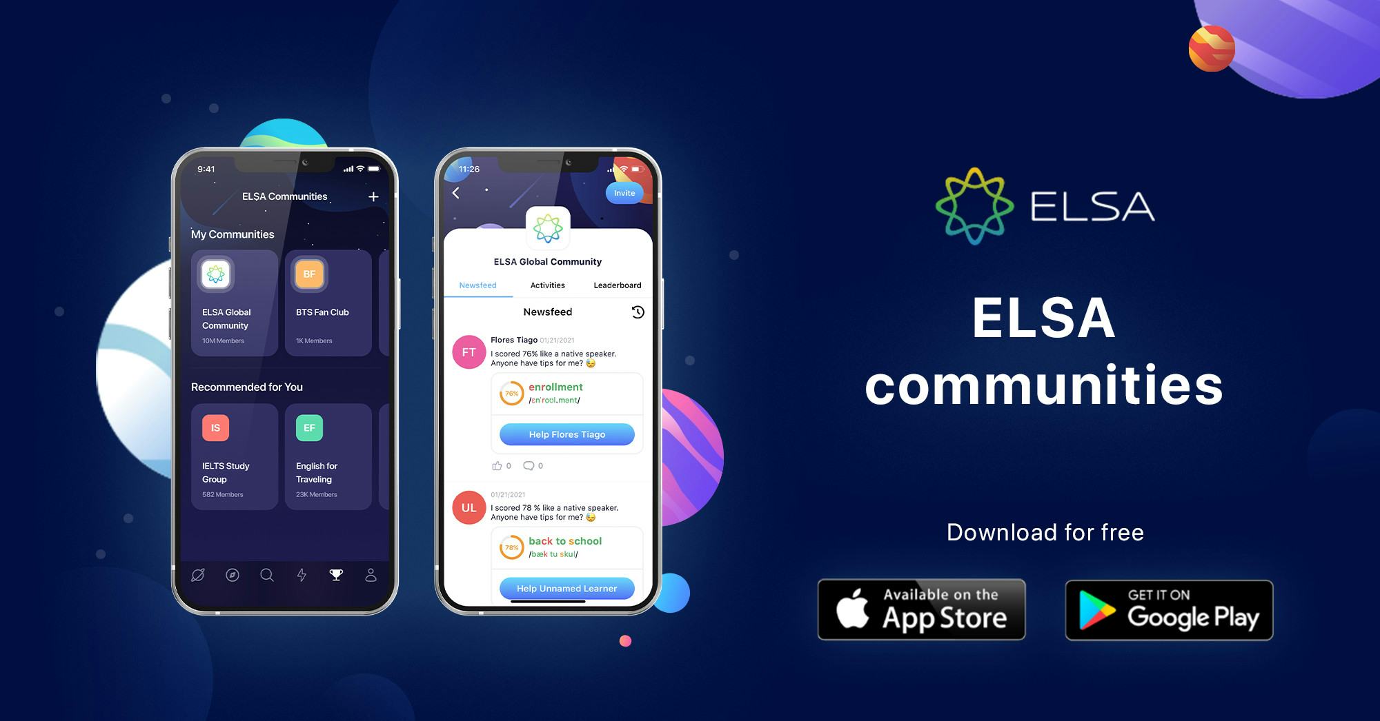ELSA Speak Software - Global communities
